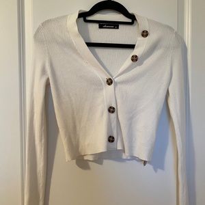 Olivaveous semi Cropped Sweater